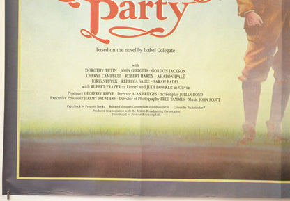 THE SHOOTING PARTY (Bottom Left) Cinema Quad Movie Poster 