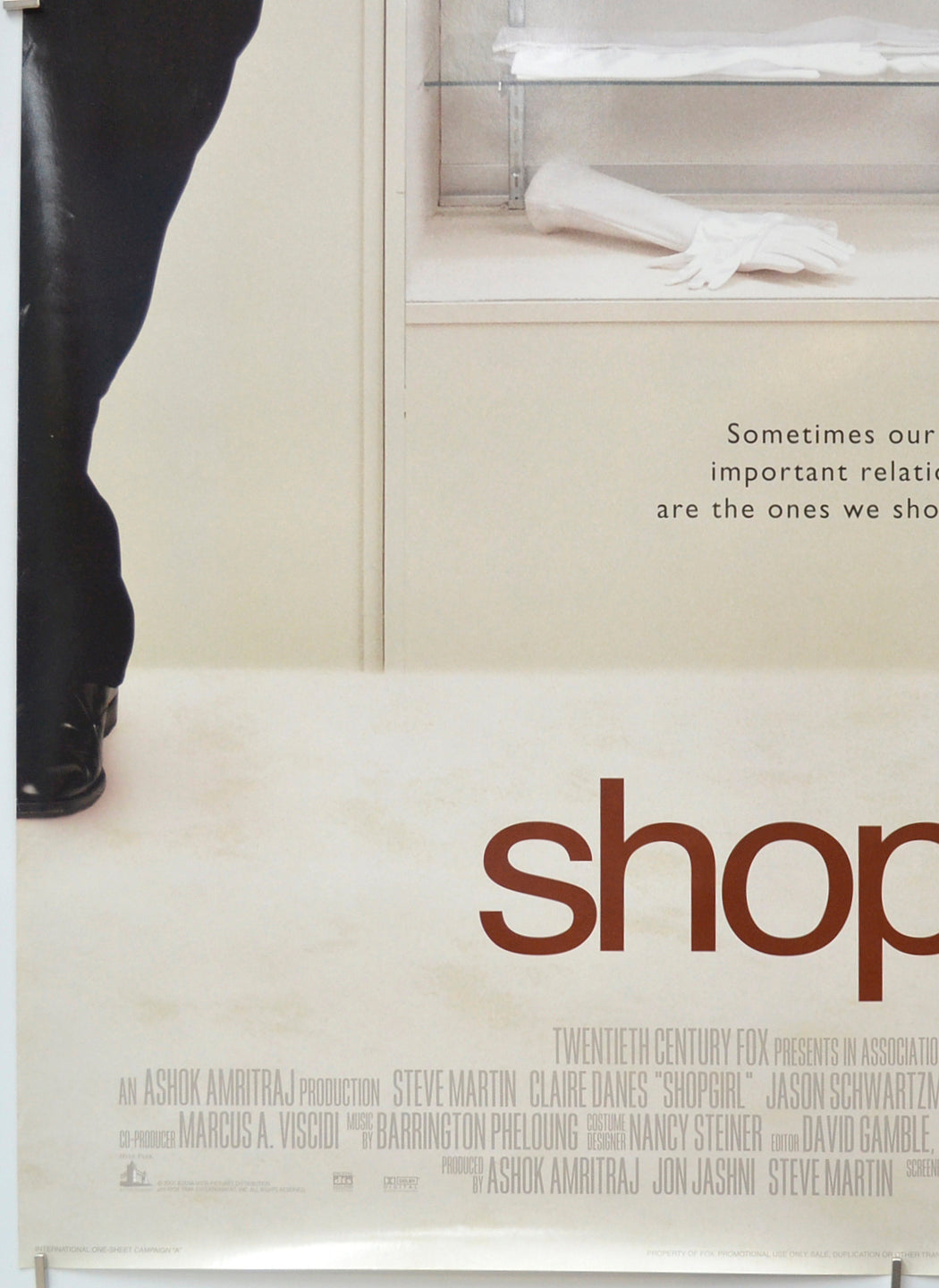 SHOPGIRL (Bottom Left) Cinema One Sheet Movie Poster 