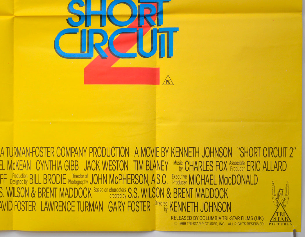 SHORT CIRCUIT 2 (Bottom Right) Cinema Quad Movie Poster 