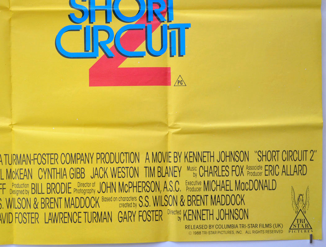 SHORT CIRCUIT 2 (Bottom Right) Cinema Quad Movie Poster 