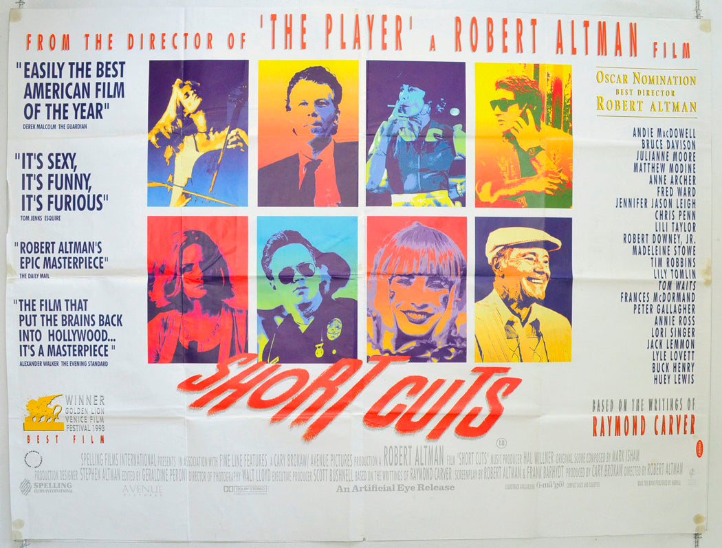 Short Cuts Original British Quad Poster - Film Poster - Movie Poster 