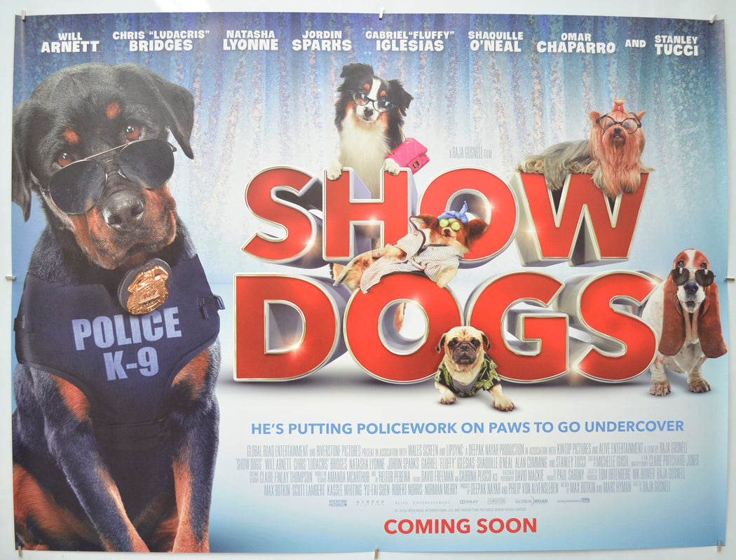 Show Dogs Original Quad Poster - Film Poster - Movie Poster  