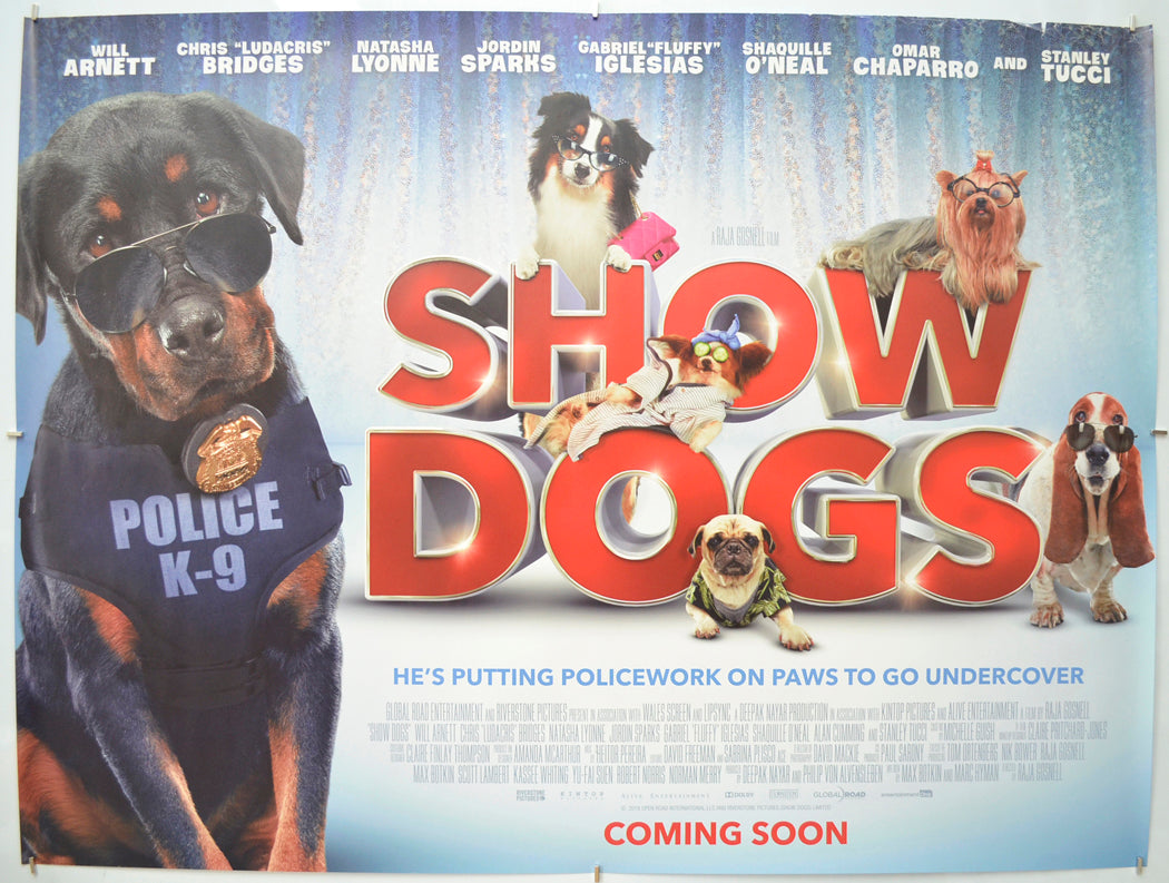 Show Dogs Original Quad Poster - Film Poster - Movie Poster  