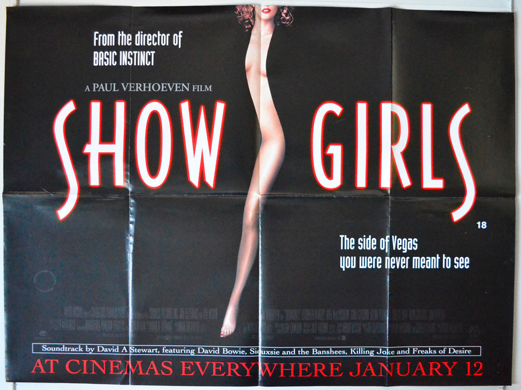 Showgirls Original British Quad Poster - Movie Poster