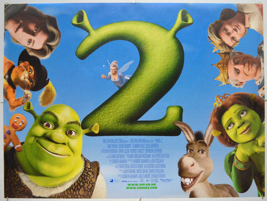 Shrek 2 - Original Quad Poster - Film Poster - Movie Poster