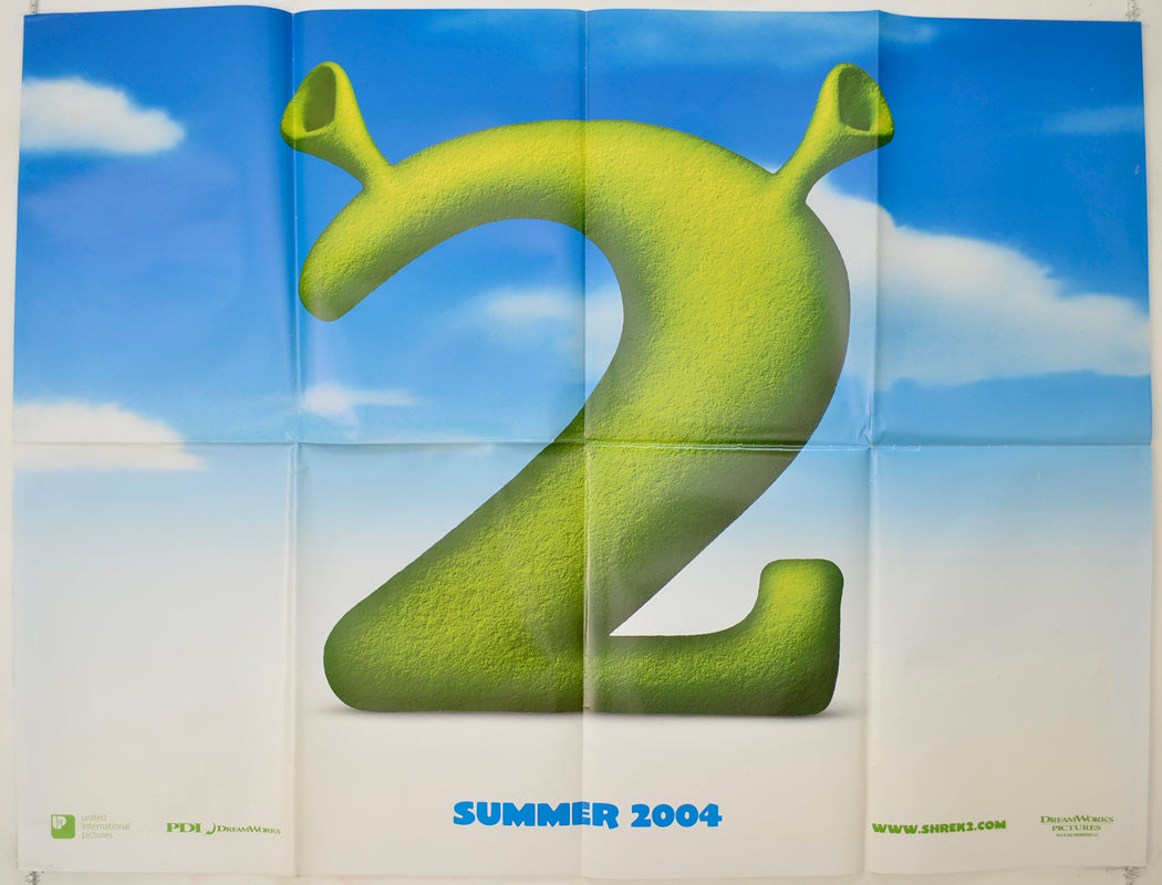 Shrek 2  (Teaser / Advance Version)  Original Quad Poster - Film Poster - Movie Poster 