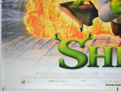 SHREK (Bottom Left) Cinema Quad Movie Poster 