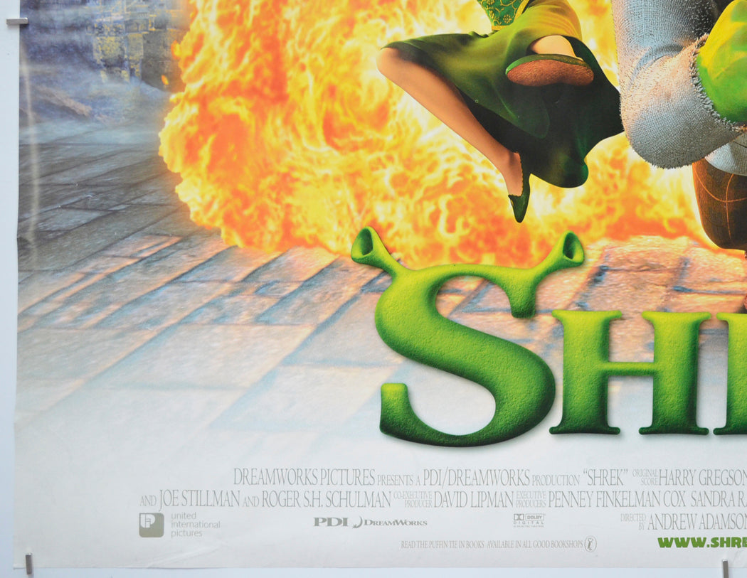 SHREK (Bottom Left) Cinema Quad Movie Poster 