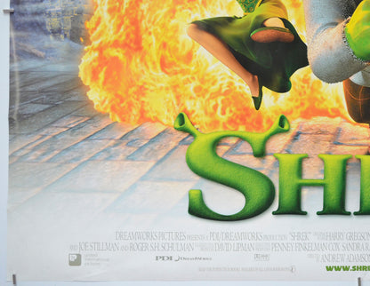 SHREK (Bottom Left) Cinema Quad Movie Poster 