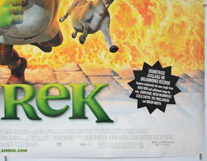 SHREK (Bottom Right) Cinema Quad Movie Poster 