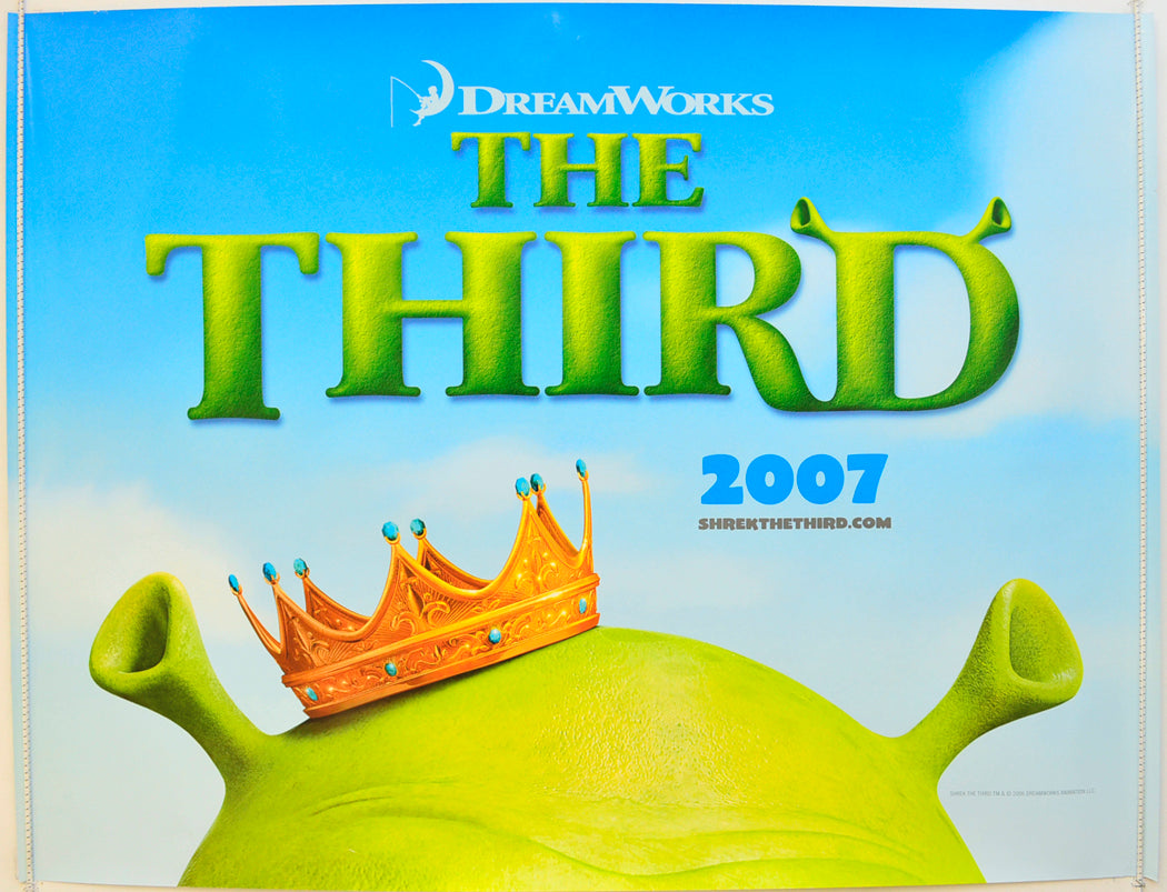 Shrek The Third  (Teaser / Advance Version)   Original Quad Poster - Film Poster - Movie Poster  