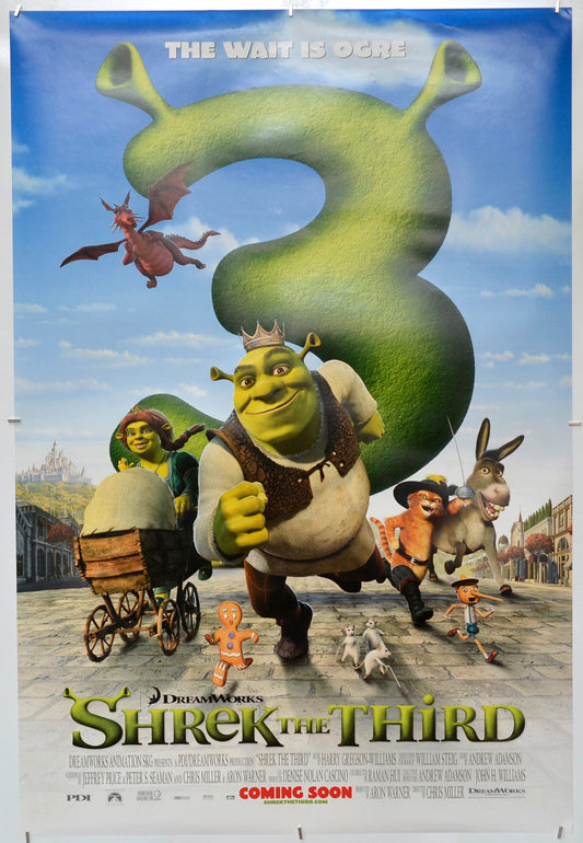 Shrek The Third - Original One Sheet Poster - Film Poster - Movie Poster 