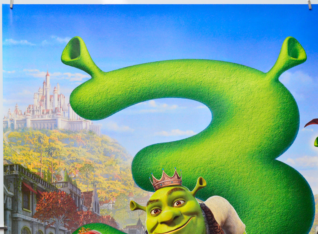 Shrek The Third (Top Left) Cinema Quad Movie Poster 