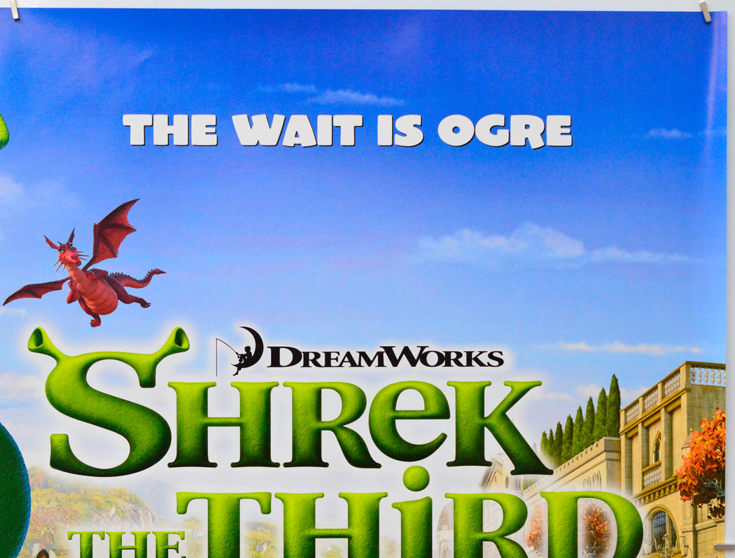 Shrek The Third (Top Right) Cinema Quad Movie Poster 