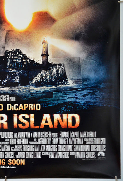 Shutter Island (Bottom Right) Cinema One Sheet Movie Poster 