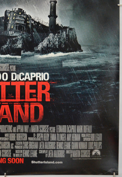 Shutter Island (Bottom Right) Cinema One Sheet Movie Poster 