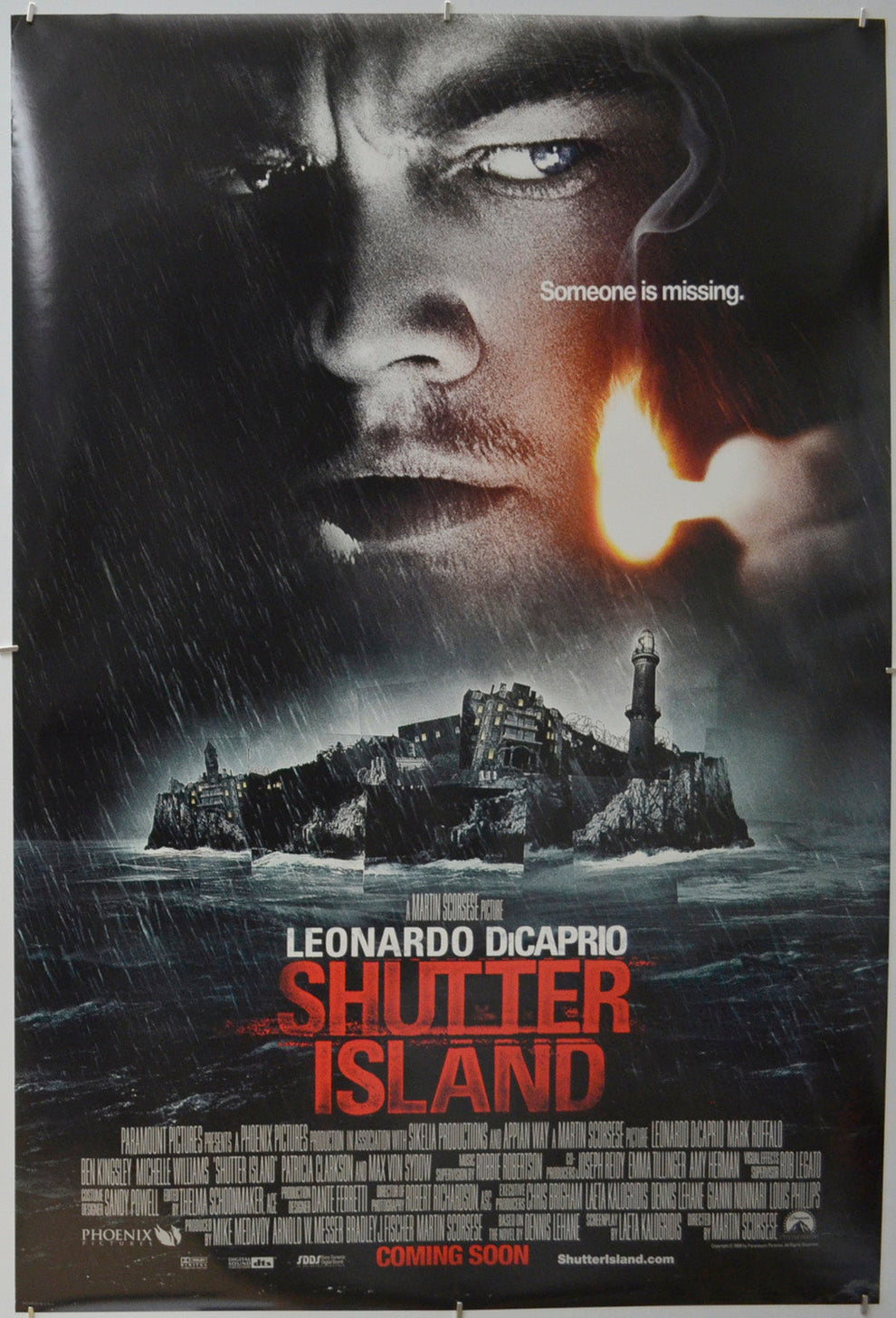 “Shutter Island” Original One Sheet Poster - Film Poster - Movie Poste ...