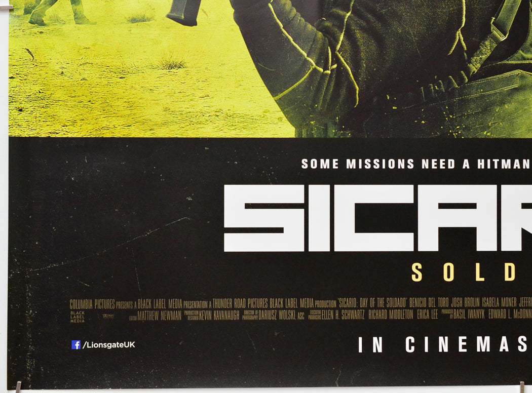 Sicario 2: Soldado (Bottom Left) Cinema Quad Movie Poster 