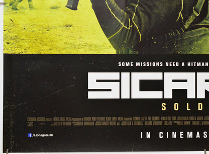 Sicario 2: Soldado (Bottom Left) Cinema Quad Movie Poster 