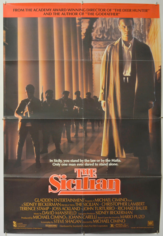 The Sicilian Original One Sheet Poster - Film Poster - Movie Poster