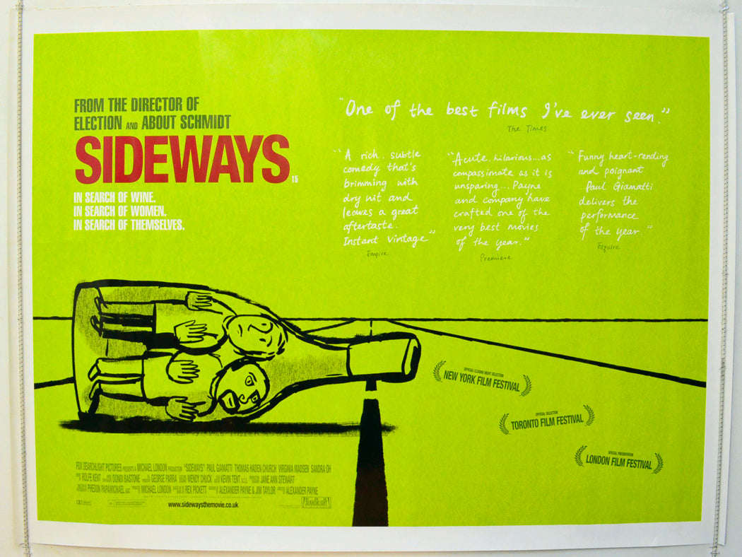 Sideways Original British Quad Poster - Film Poster - Movie Poster 