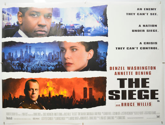 The Siege Original Quad Poster - Film Poster - Movie Poster