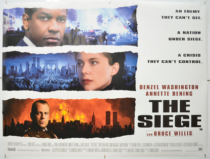 The Siege Original Quad Poster - Film Poster - Movie Poster