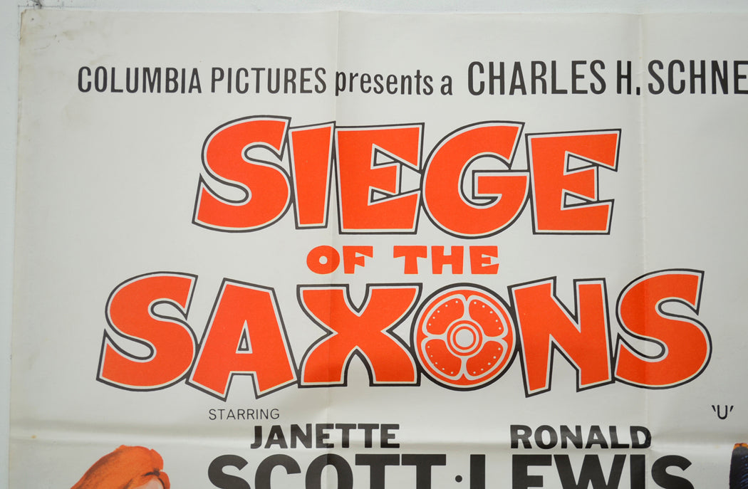 SIEGE OF THE SAXONS (Top Left) Cinema Quad Movie Poster 