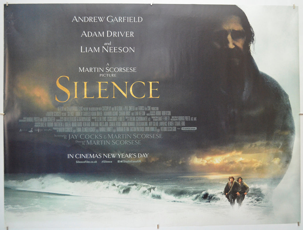 Silence - Original Quad Poster - Film Poster - Movie Poster