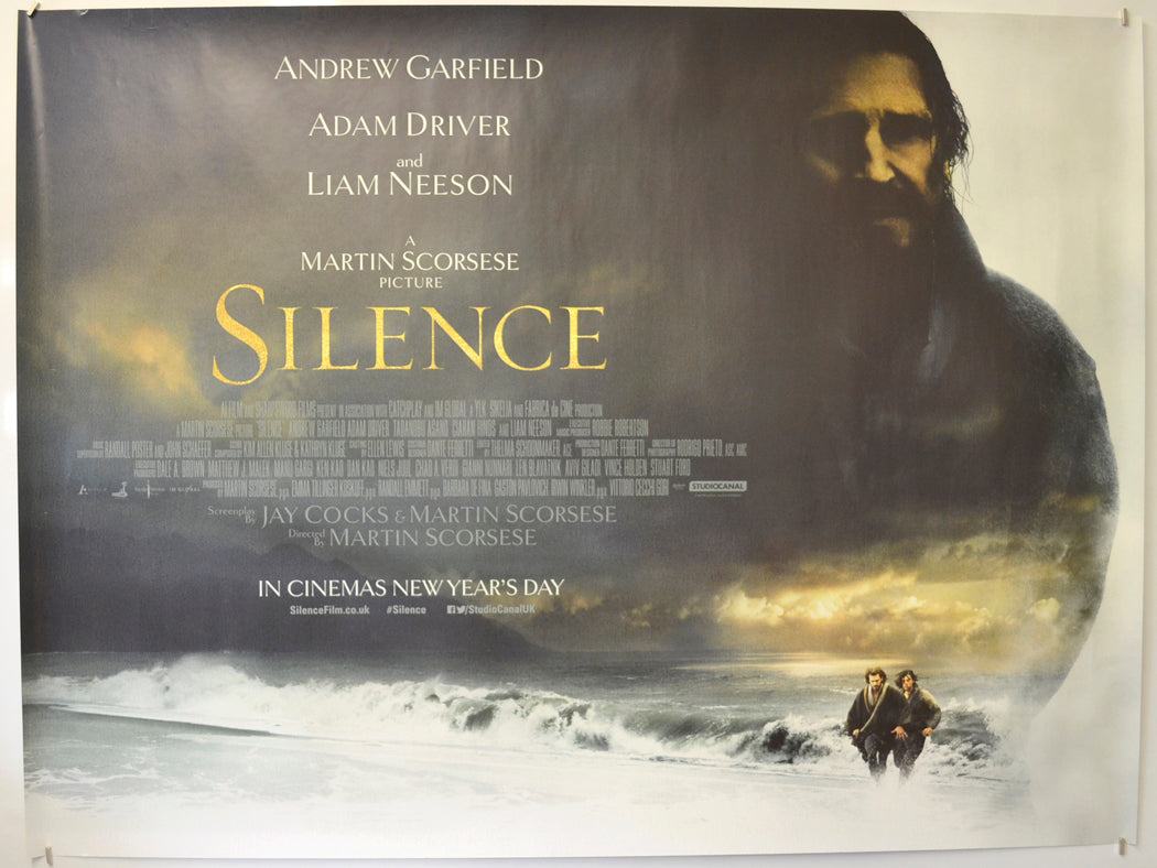 Silence Original Quad Poster - Film Poster - Movie Poster