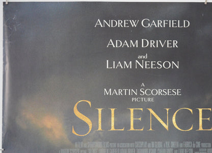 SILENCE (Top Left) Cinema Quad Movie Poster 