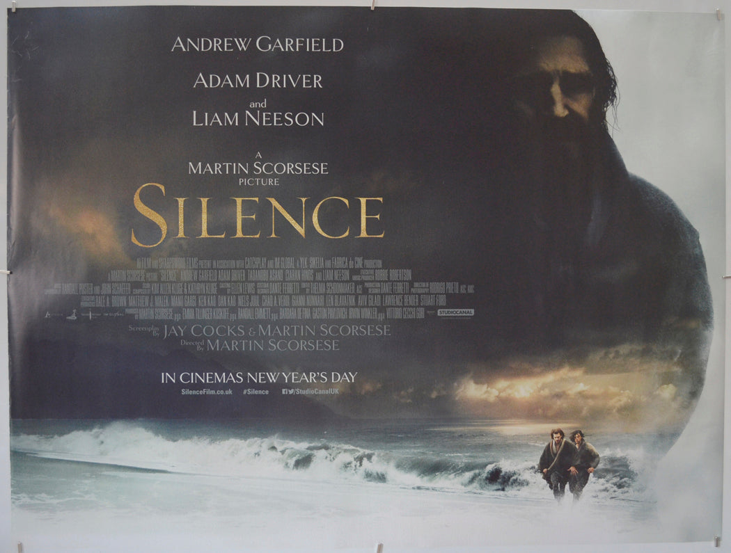 Silence - Original Quad Poster - Film Poster - Movie Poster