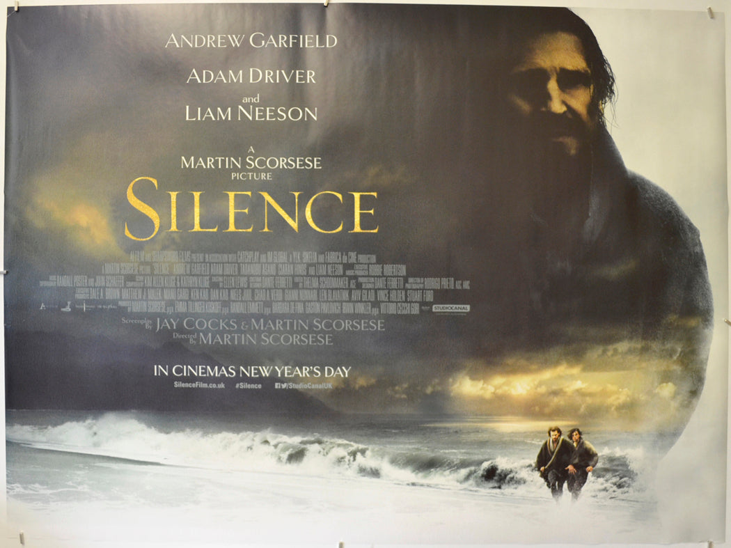 Silence Original Quad Poster - Film Poster - Movie Poster