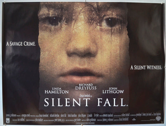 Silent Fall  Original Quad Poster - Film Poster - Movie Poster