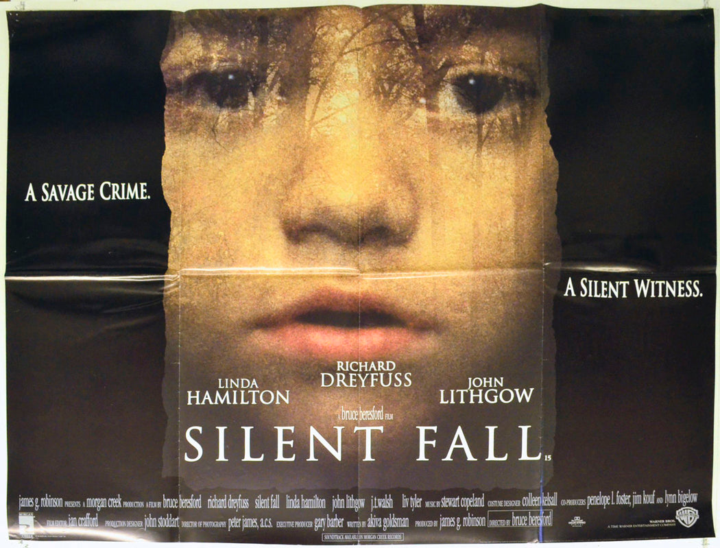 Silent Fall Original British Quad Poster - Film Poster - Movie Poster 