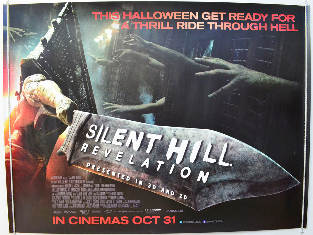 Silent Hill - Revelation Original British Quad Poster - Film Poster - Movie Poster 