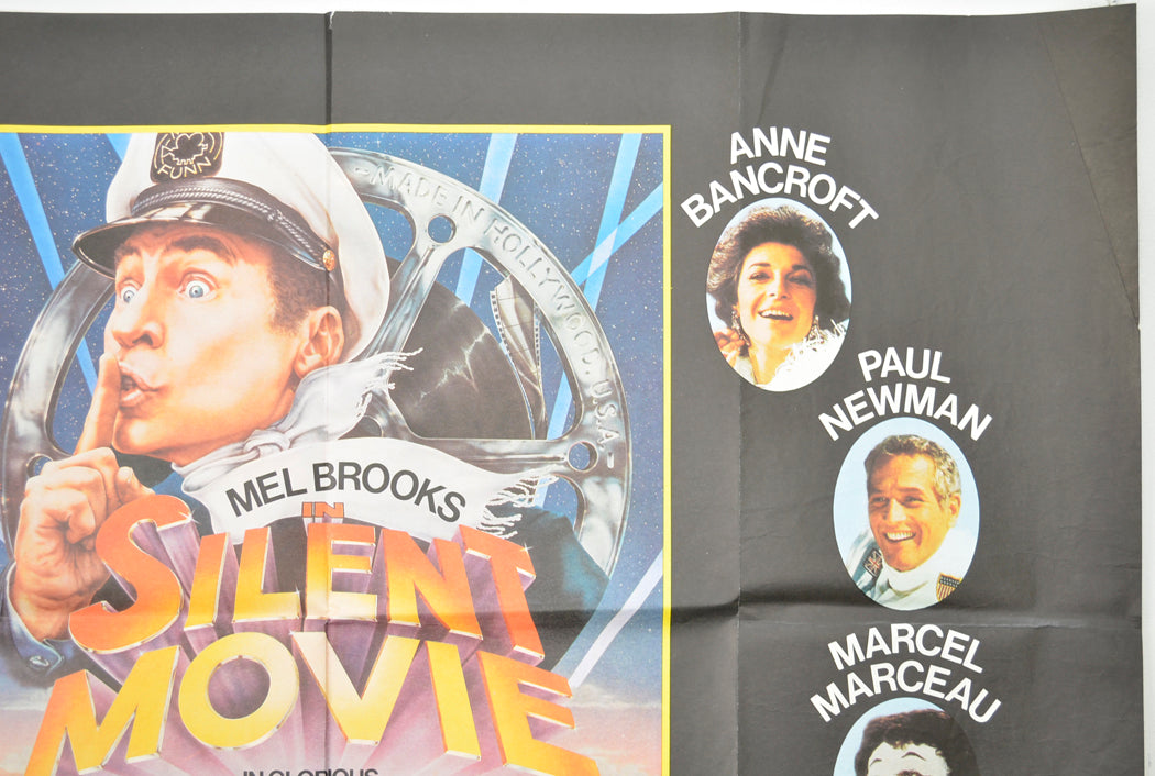 SILENT MOVIE (Top Right) Cinema Quad Movie Poster 