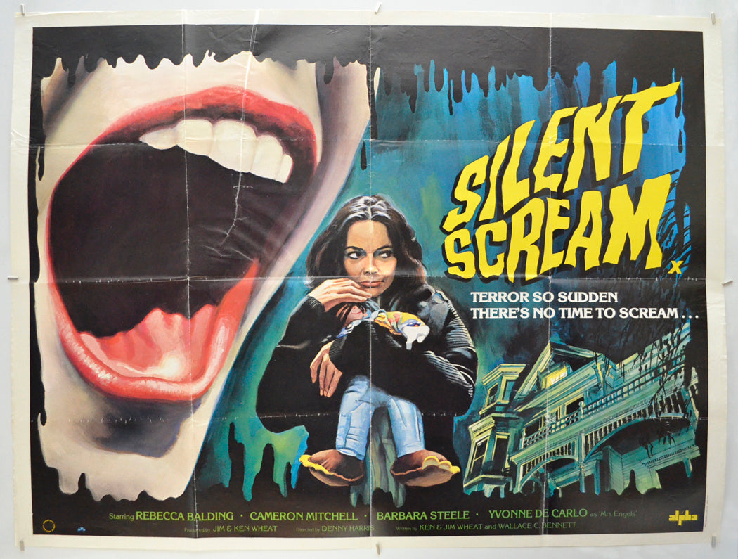 Silent Scream Original Quad Poster - Film Poster - Movie Poster