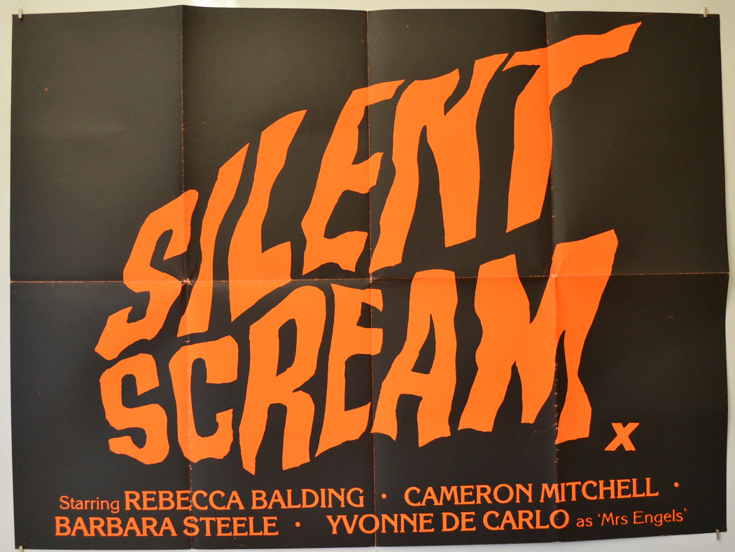 Silent Scream Original Quad Poster - Film Poster - Movie Poster