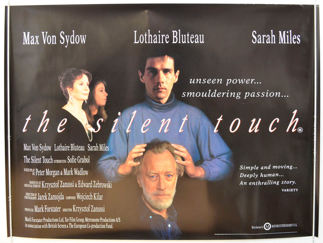 The Silent Touch   (a.k.a. Dotkniecie reki ) Original British Quad Poster - Film Poster - Movie Poster