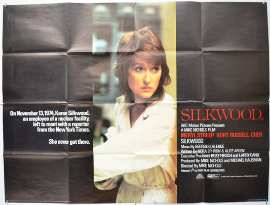 Silkwood  Original Quad Movie Poster  