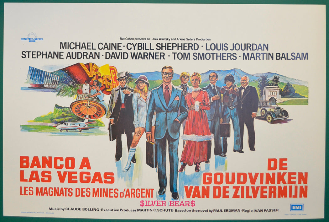 Silver Bears   Original Belgian Poster - Film Poster - Movie Poster  