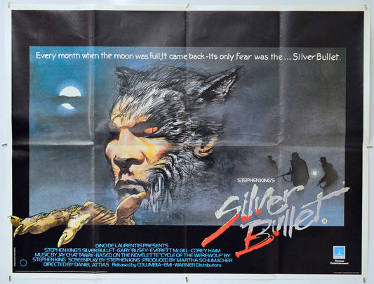 Silver Bullet - Original Quad Poster - Film Poster - Movie Poster