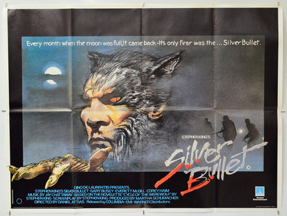 Silver Bullet - Original Quad Poster - Film Poster - Movie Poster