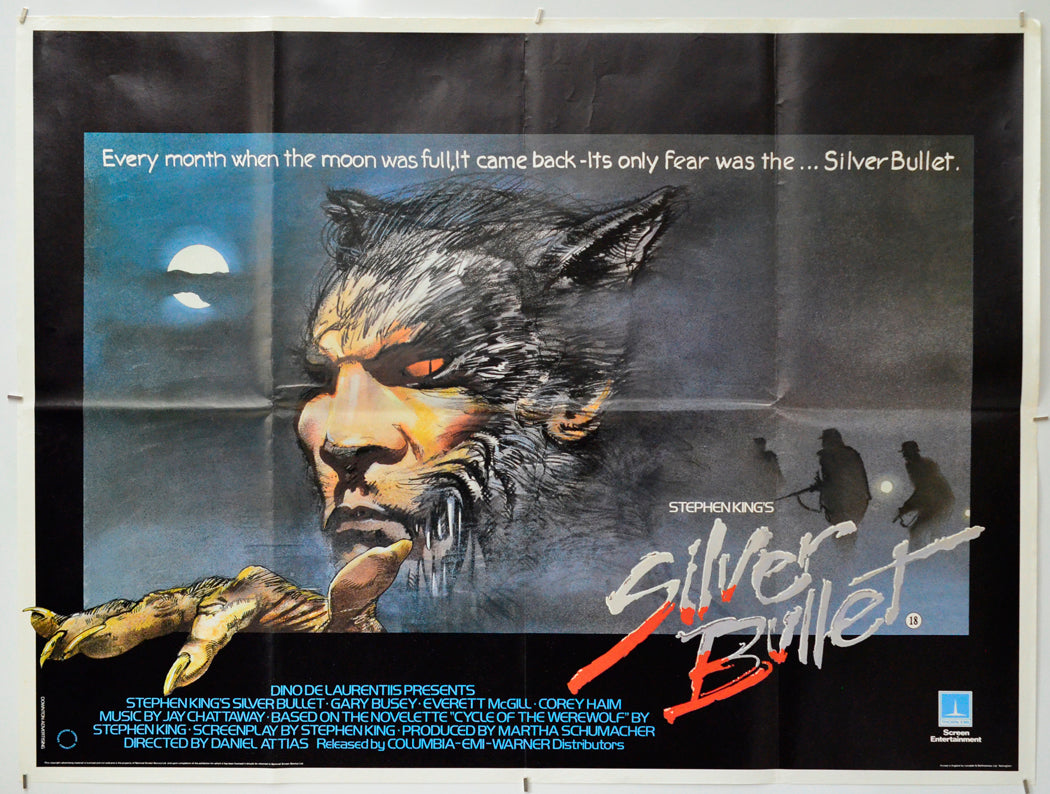 Silver Bullet - Original Quad Poster - Film Poster - Movie Poster