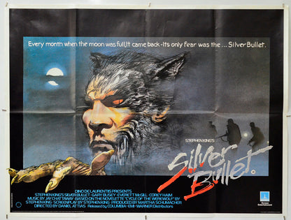 Silver Bullet - Original Quad Poster - Film Poster - Movie Poster