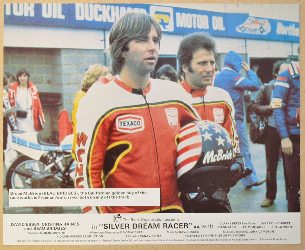 SILVER DREAM RACER (Card 1) Cinema Set of Colour FOH Stills / Lobby Cards 