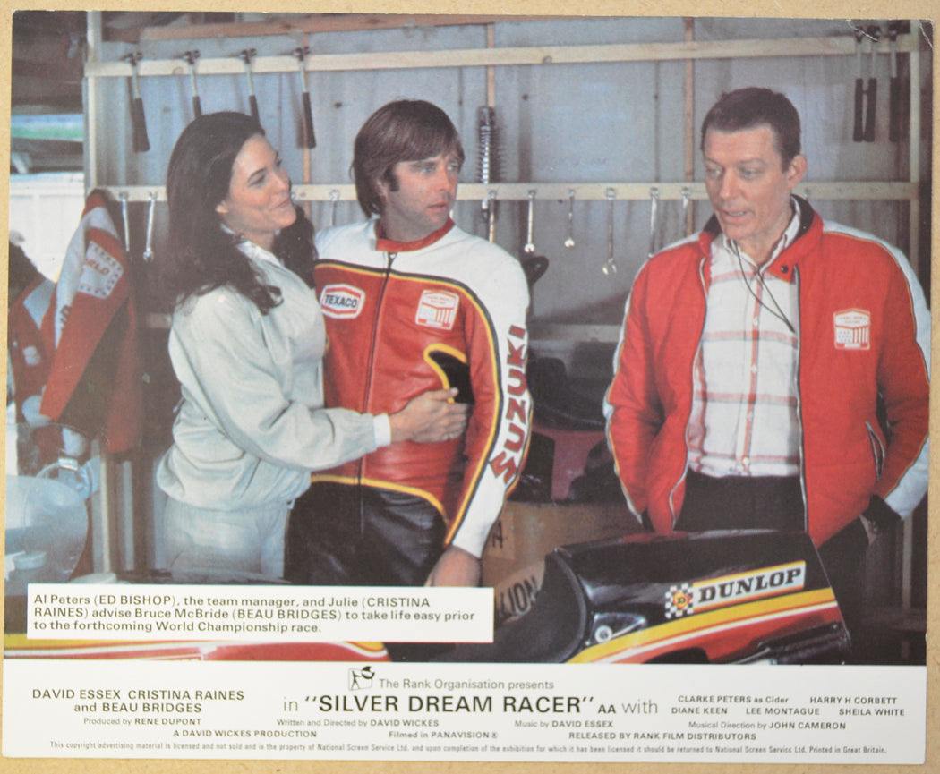 SILVER DREAM RACER (Card 2) Cinema Set of Colour FOH Stills / Lobby Cards 