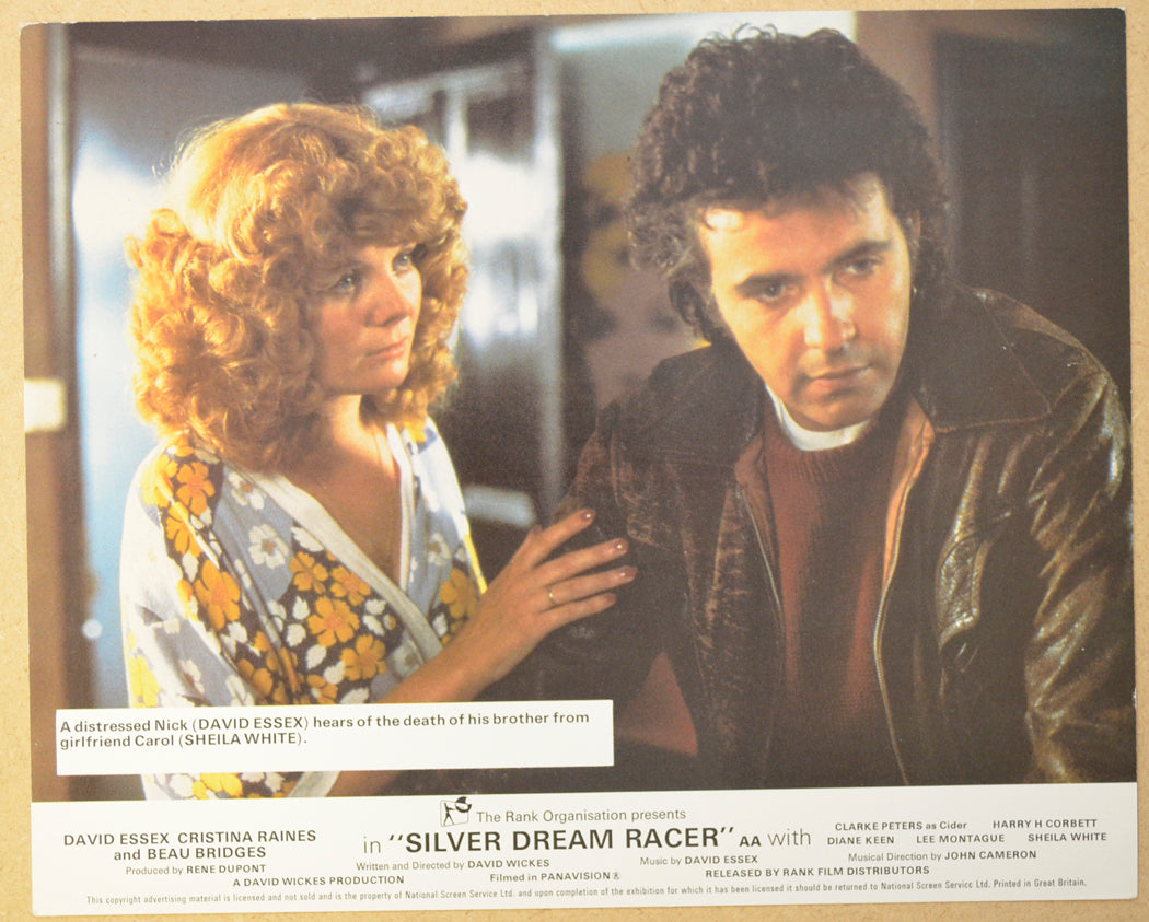 SILVER DREAM RACER (Card 3) Cinema Set of Colour FOH Stills / Lobby Cards 