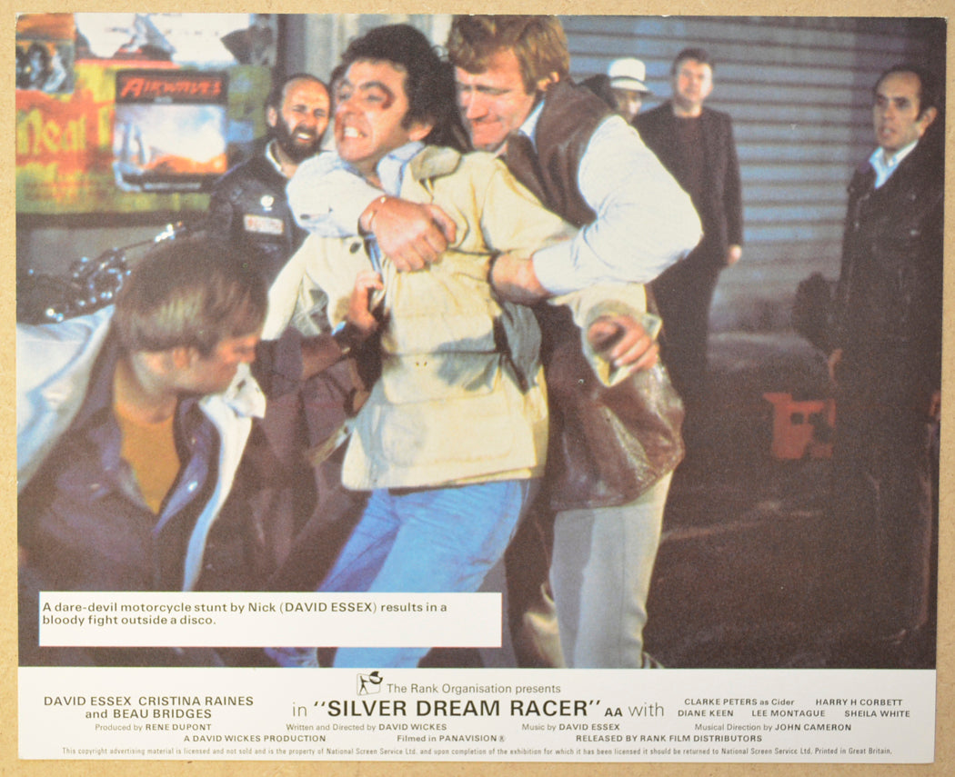 SILVER DREAM RACER (Card 5) Cinema Set of Colour FOH Stills / Lobby Cards 